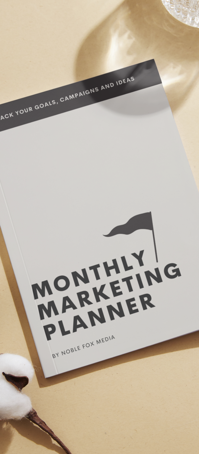 Monthly marketing planner from Royal Fox Media